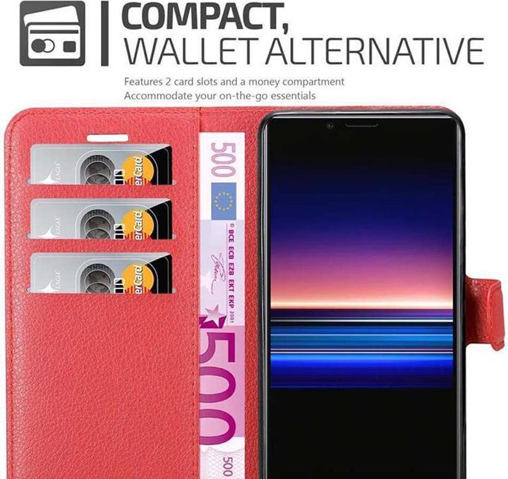 Actual product image Cadorabo Book with stand function cover (Sony Xperia 1)
