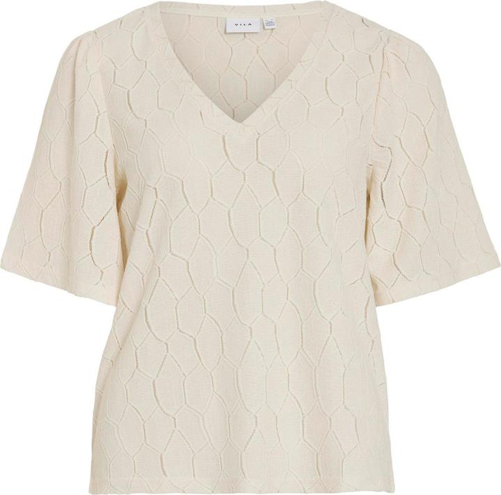 Actual product image Vila V-neck top with short sleeves (M)