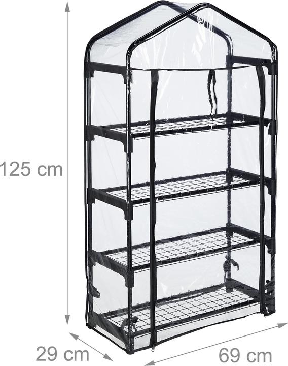 Actual product image Relaxdays Balcony greenhouse