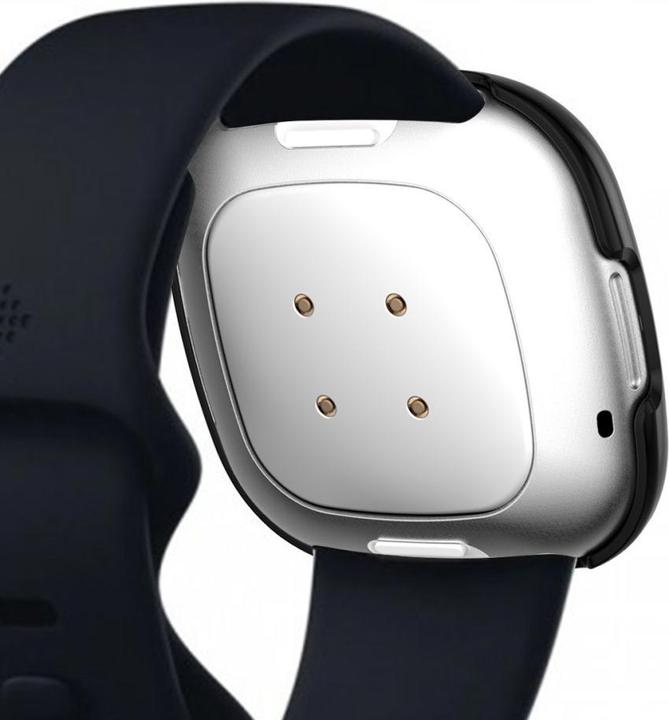 Actual product image Cover-Discount Fitbit Versa 3 / Sense - Glitter Rhinestone Protection Case black