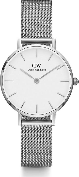 Daniel Wellington Classico Petite Sterling (Orologio da polso analogico, 28 mm)