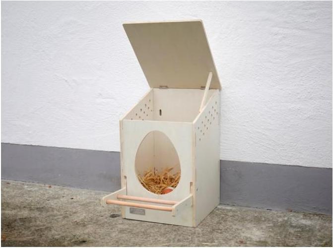 Immagine prodotto Kerbl Nido in legno, 51x34x53 cm, 73149