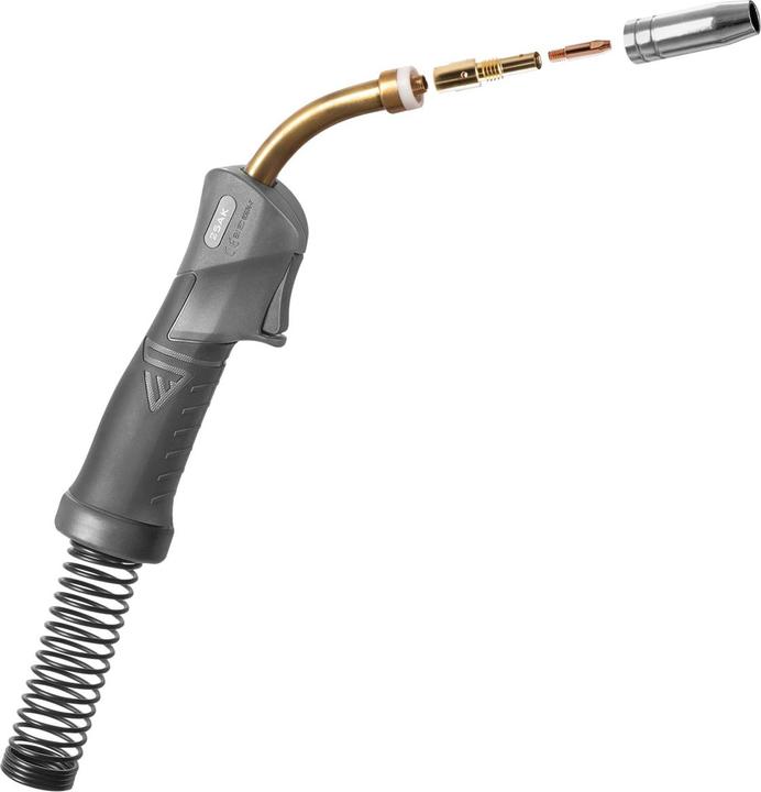 Actual product image Stahlwerk Welding torch MIG MAG AK25/MB25 for aluminium with 3 m hose package