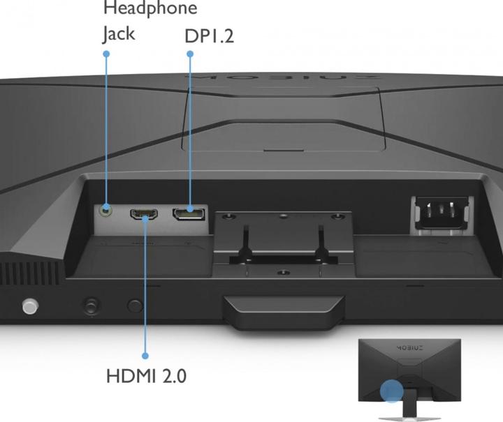 Actual product image BenQ Mobiuz EX240N (1920 x 1080 pixels, 23.80")
