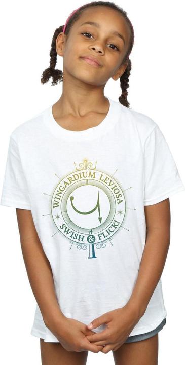 Actual product image Girls Wingardium Leviosa Cotton T-Shirt (152, 158)