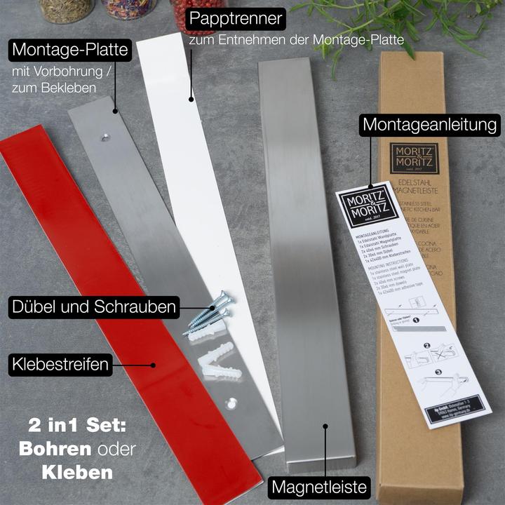 Actual product image Moritz & Moritz Knife magnet bar