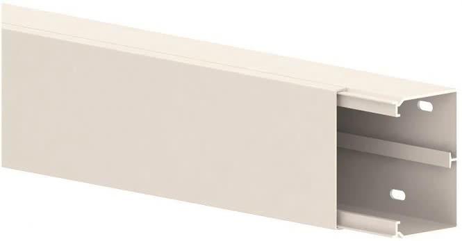 GGK Canal LFG 60x90 1020 blanc crème avec rail de montage (1600 cm)