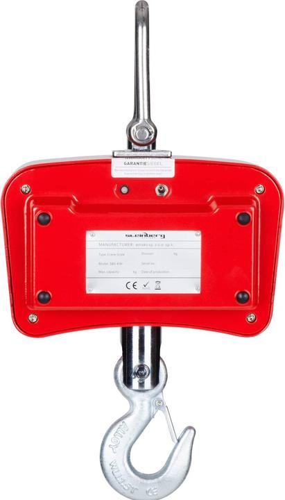 Actual product image Steinberg Crane Scales - 1.000 kg / 0.2 kg - red