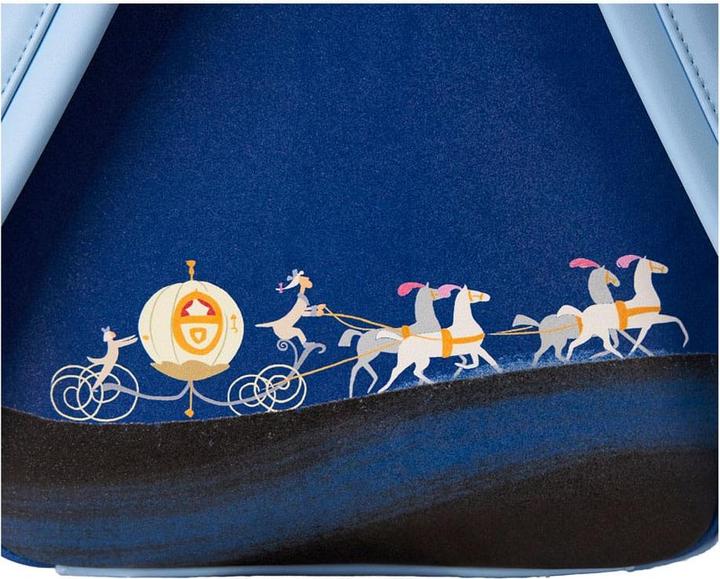 Actual product image Loungefly Disney by Mini Rucksack 75th Anniversary Cinderella Lenticular
