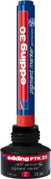 Actual product image Edding Refill ink 25ml, black (Marker Refill Ink, Black)