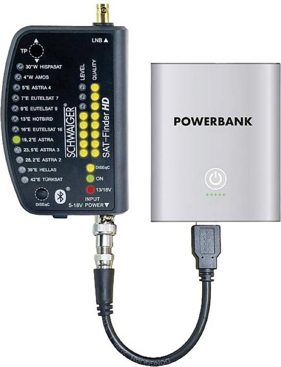 Produktbild Schwaiger Sat-Finder HD inkl. Akku (DiSEqC)