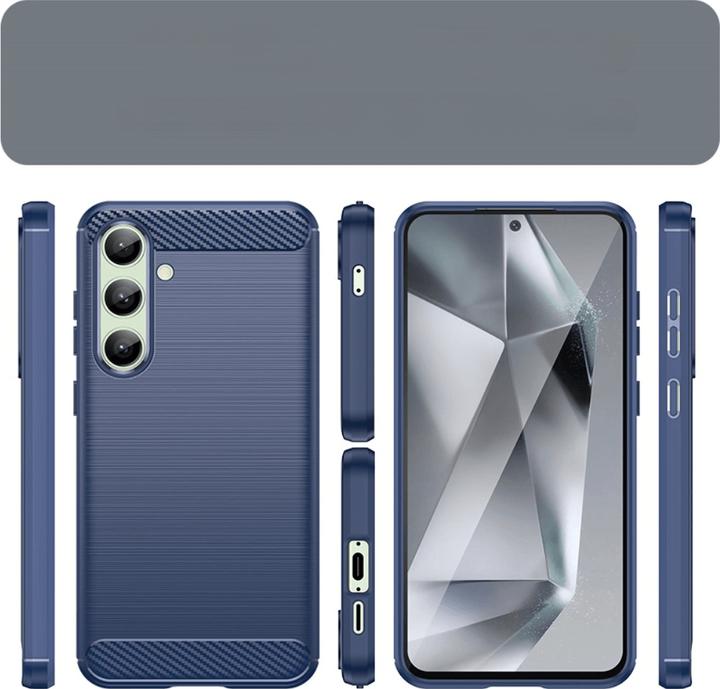 Produktbild Cover-Discount FE - Metall Carbon Look Hülle (Samsung Galaxy S24 FE)