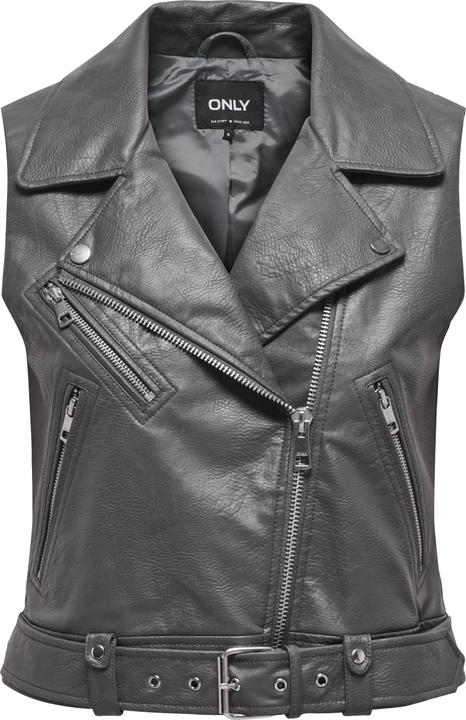 Only Kunstleder Weste Kunstlederjacke