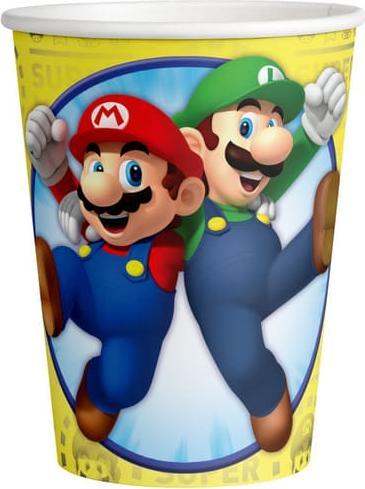 Actual product image Amscan Super Mario (8 x)