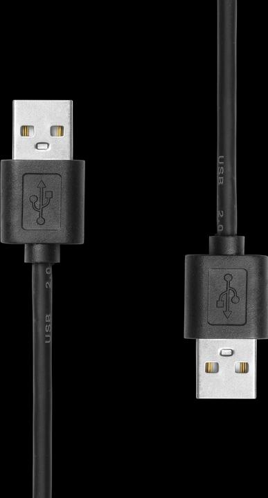 Produktbild ProXtend USB 2.0 Cable A to A M/M Black 3M (3 m, USB 2.0)