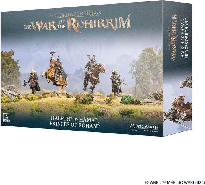 Produktbild Games Workshop Warhammer Middle Earth - Rohan Haleth & Hama, Princes du Rohan (Kunststoff)