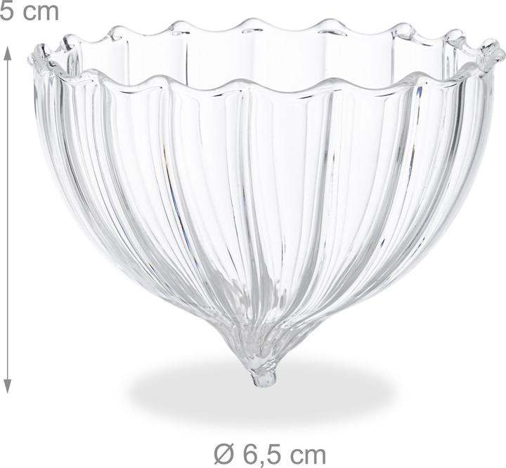 Actual product image Relaxdays 12x floating tealight holders (12 x, 6.5 x 6.5 x 5 cm)