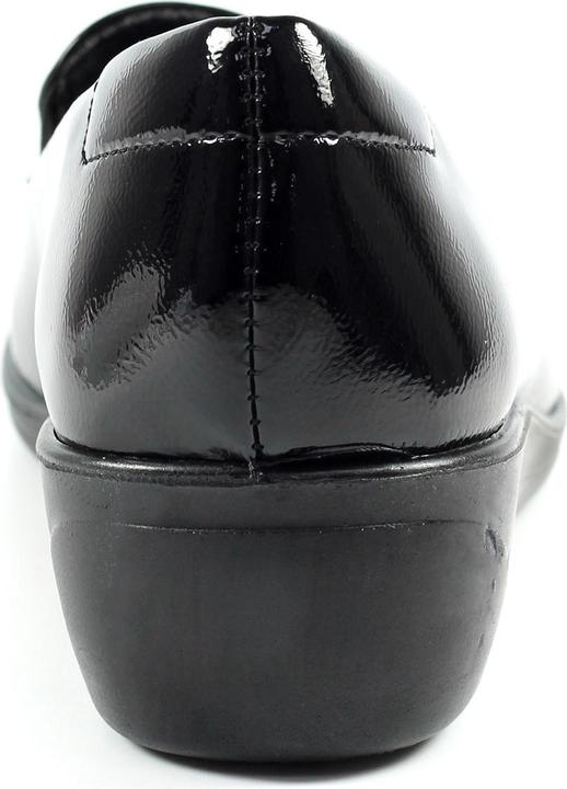 Actual product image Lunar Womens/Ladies Elsbeth Leather Glossy Shoes (41)