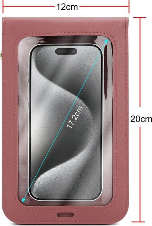 Actual product image Cadorabo Shoulder Bag Phone Case for Nokia Asha 501 for Women (Nokia Asha 501)