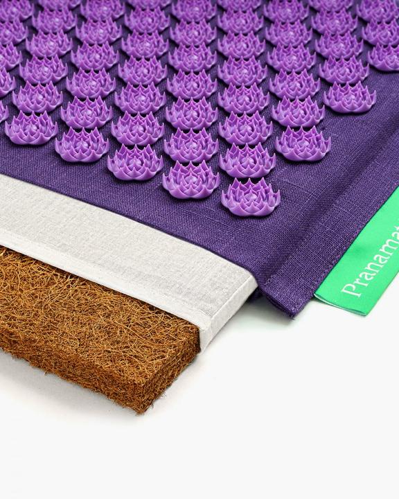 Image du produit Pranamat ECO Massage Set Tapis + Coussin + Mini-tapis violet foncé
