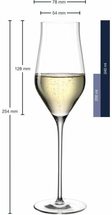 Actual product image Leonardo Brunelli (34 cl, 6 Glasses, Champagne glasses)