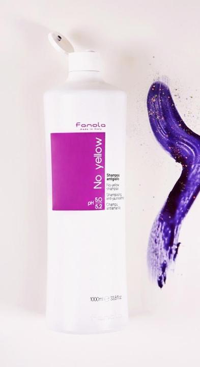 Produktbild Fanola No Yellow (1000 ml, Flüssiges Shampoo)