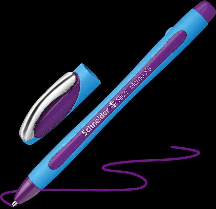 Immagine prodotto Schneider Penna a sfera Memo a scorrimento (Viola, Blu, 1 x)
