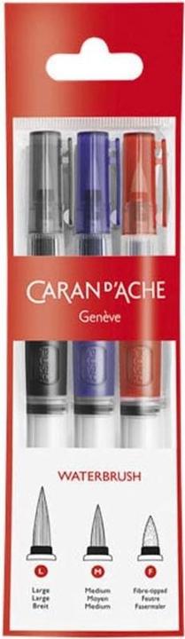 Image du produit Caran d'Ache Pinsel mit Wasserreservoir im 3er Set (15 mm)