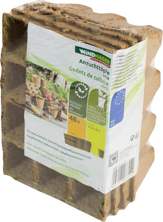 Image du produit Windhager Pots de culture carrés 24pcs.