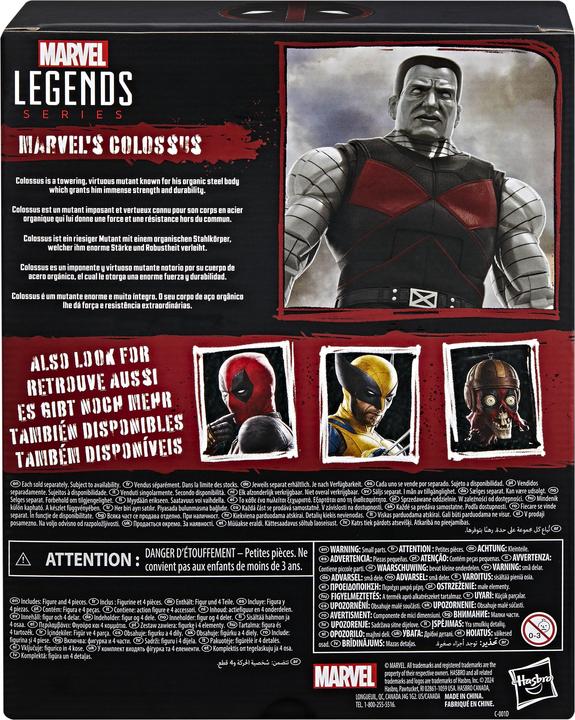 Produktbild Hasbro Deadpool Legacy Collection Marvel Legends Actionfigur Marvel's Colossus 22 cm