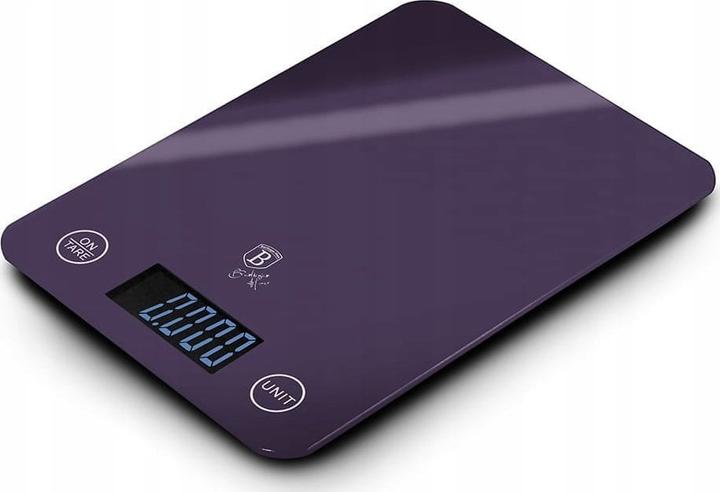 Actual product image BerlingerHaus BH9364 Digital kitchen scale, capacity 5 kg Purple Eclipse Collec