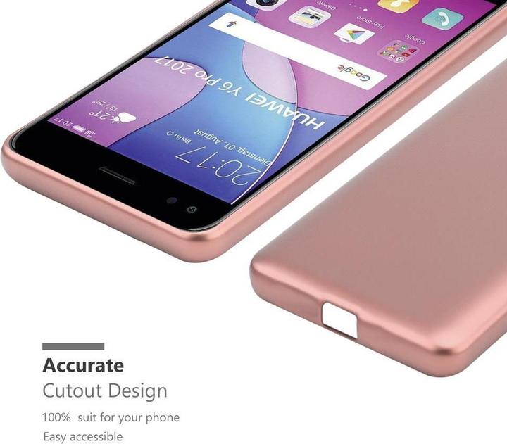 Immagine prodotto Cadorabo Custodia TPU Matt Metallic (Huawei Y6 Pro (2017))