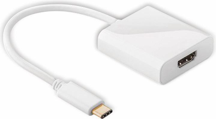 Actual product image Goobay USB C adapter (HDMI, 20 cm)