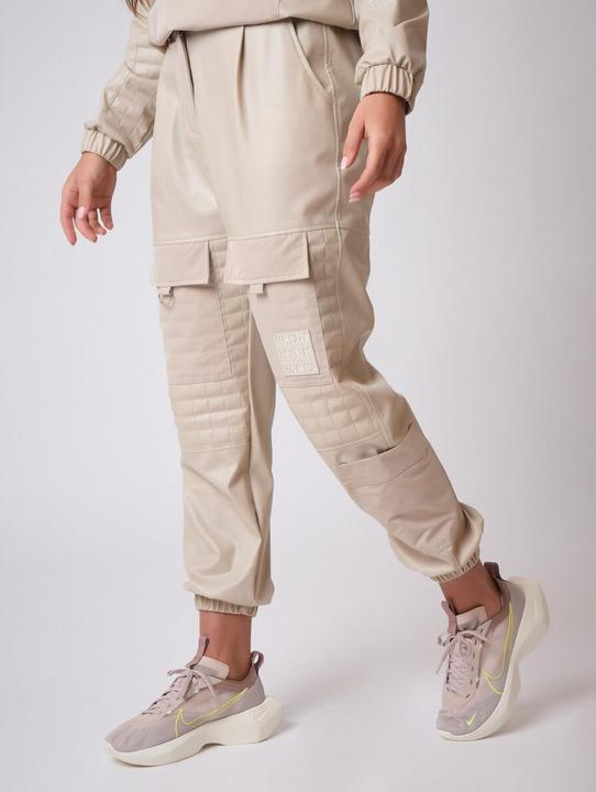 Produktbild Project X Paris Quadratische gesteppte Kunstlederhose für Damen (L)