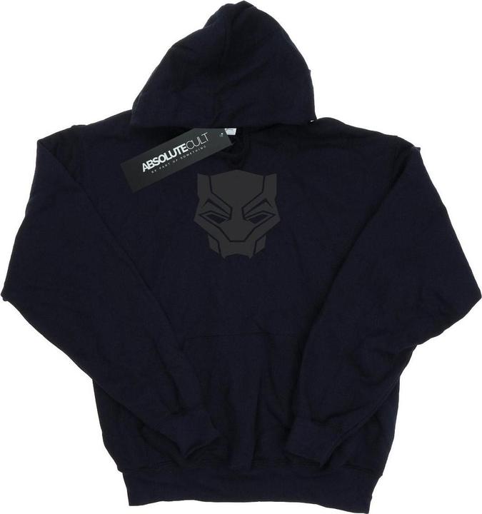 Produktbild Black Panther Schwarz auf Schwarz Hoodie (XXL)
