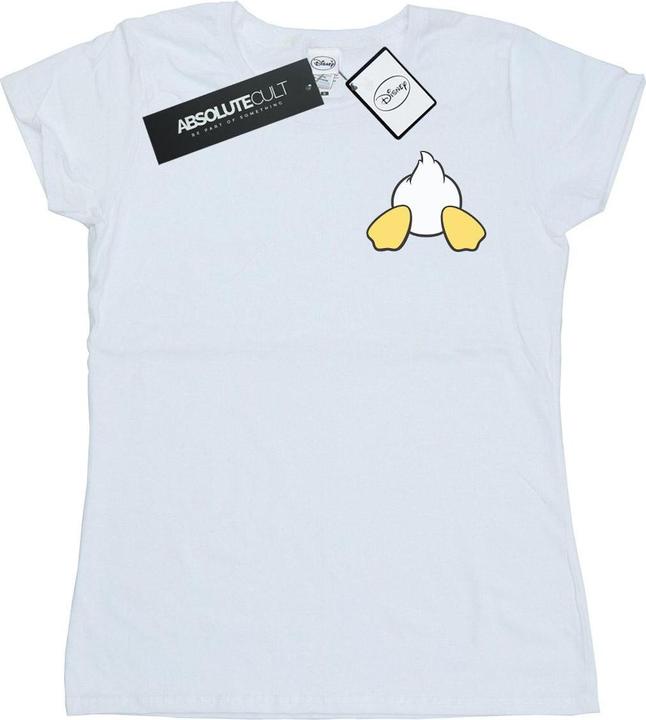 Actual product image Disney Womens/Ladies Donald Duck Backside Breast Print Cotton T-Shirt (L)