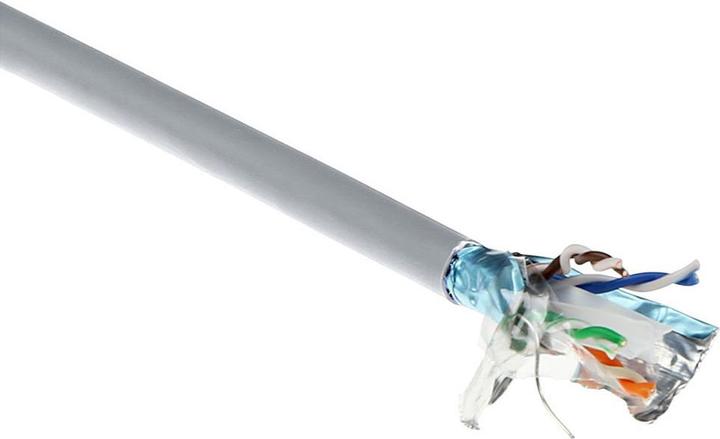 Actual product image CAT6A F/UTP solid twisted pair cable, PVC, AWG 23, CPR: B2ca, 305 m CAT6A F/UTP AWG23 SOLID 305M (F/UTP, CAT6a, 305 m)