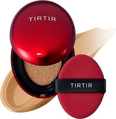 TirTir Mask Fit Red Cushion Foundation - Full Coverage, Weightless, Skin Fit (#30N Rich Honey)