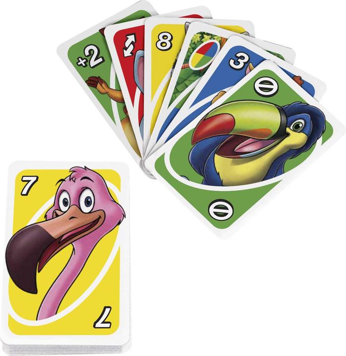 Produktbild Mattel Games Uno (Englisch, Deutsch, Französisch, Italienisch)