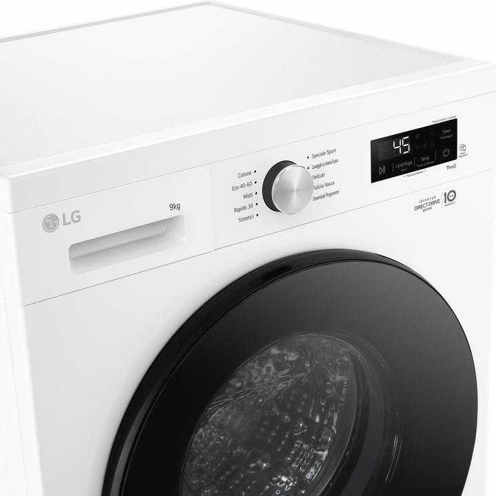 Actual product image LG F4NX1009NWB Washing machine 9 Kg Class A (9 kg, Left)