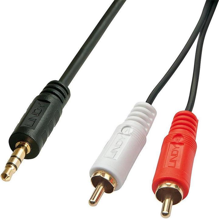 Jack - cinch jack (1 m, 3.5mm jack (AUX), Cinch)