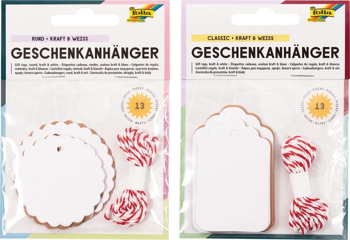Produktbild Folia Geschenkanhänger (Geschenkverzierung, 12 x)