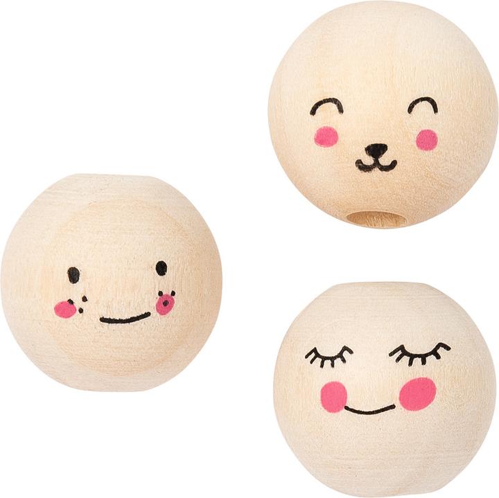 Actual product image Folia Wooden beads print