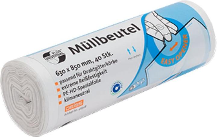 Actual product image Deiss Bin liners 80l made of HDPE 630x850mm 40pcs (40 x, 80 l)