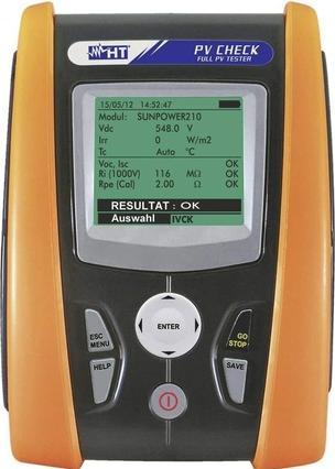 Image du produit HT Instruments Testeur d'installation PV-CHECKs Norme VDE 0126 (Produit de test)