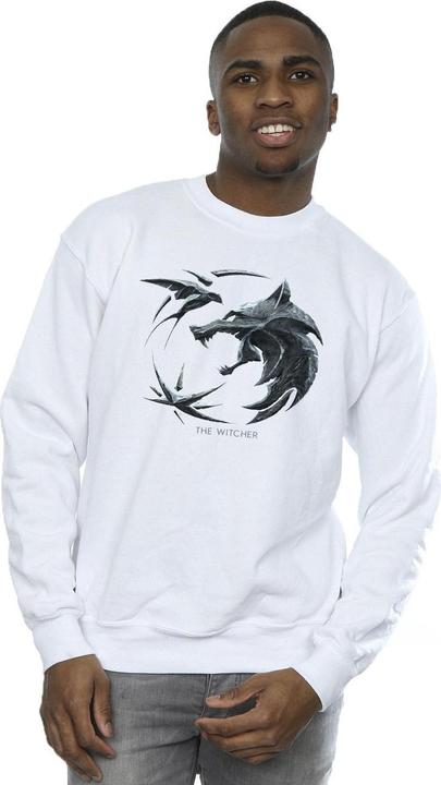 Produktbild Netflix The Witcher Wolf Logo Sweatshirt (XL)