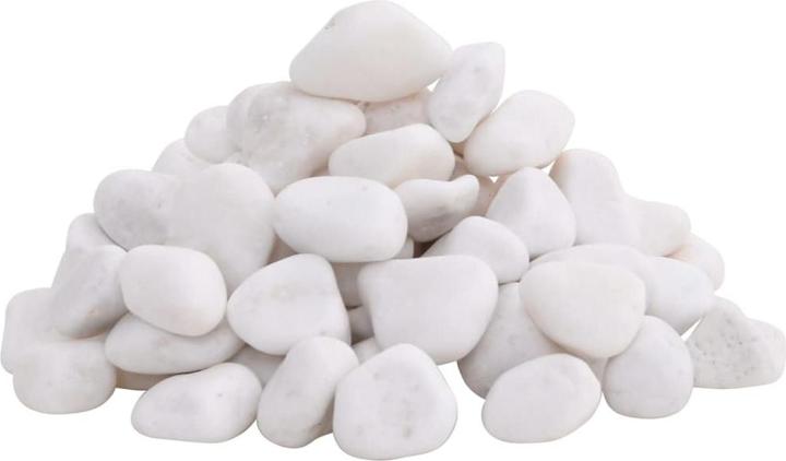 Image du produit VidaXL Galet poli 25 kg Blanc 2-5 cm,Couleur : Blanc,Matériau (Fond, Pierres)