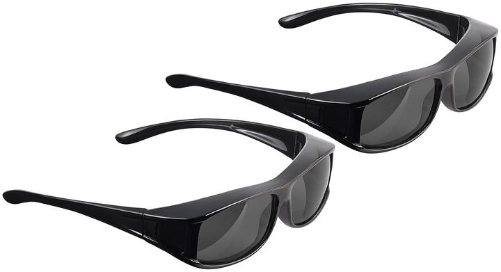 Pearl 2er-Set Überzieh-Sonnenbrillen "Day Vision Pro" für Brillenträger