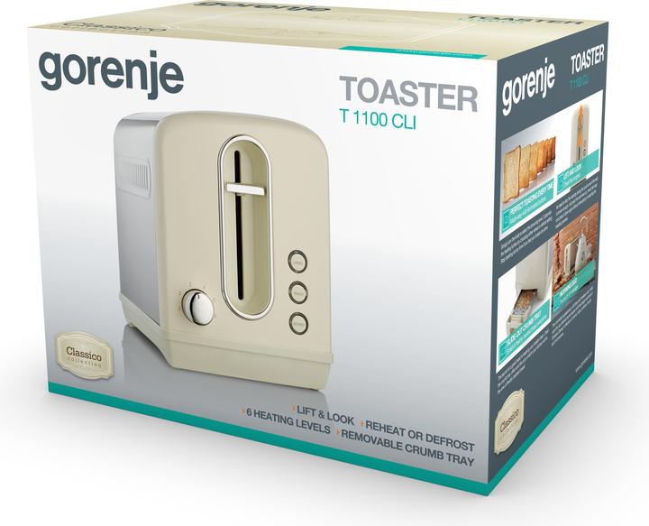 Image du produit Gorenje T1100CLI 2 tranche(s) Champagne