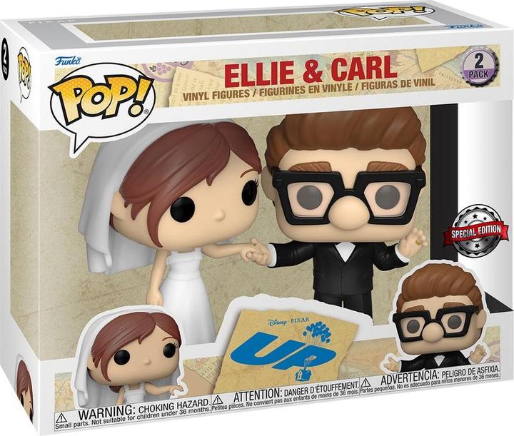 Immagine prodotto Funko Là-haut confezione 2 statuette POP! in vinile Ellie & Carl Wedding 9 cm